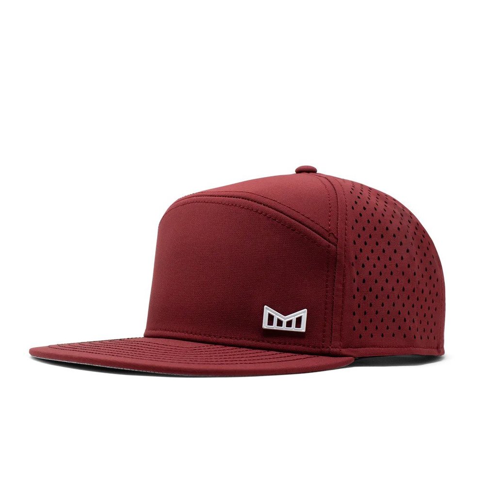 Melin TRENCHES ICON HYDRO Performance Snapback Hat Maroon
